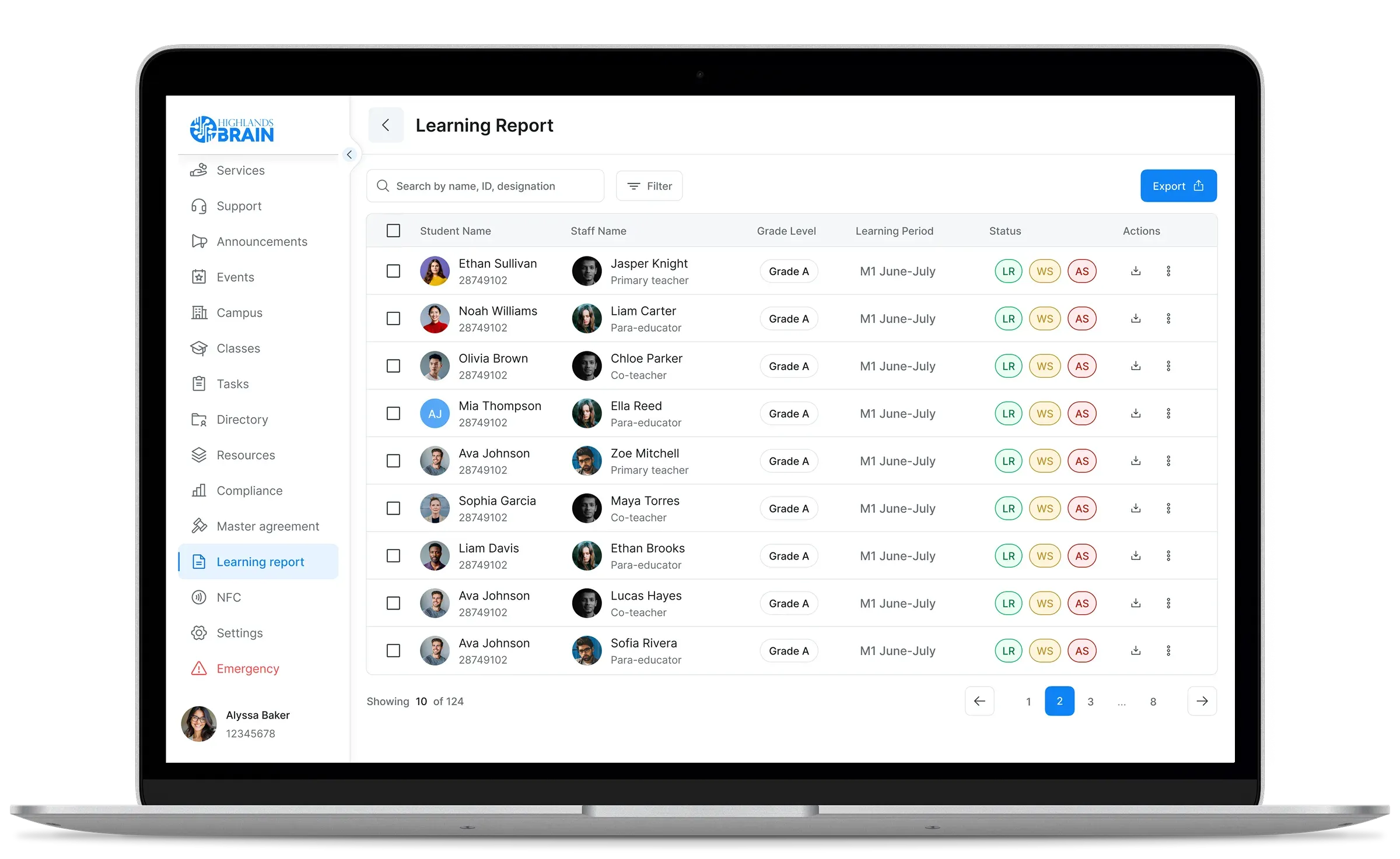 Highlands platform across devices