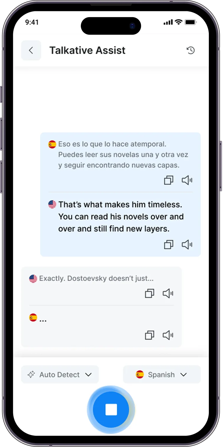 Highlands Talkative Assist two-way translation